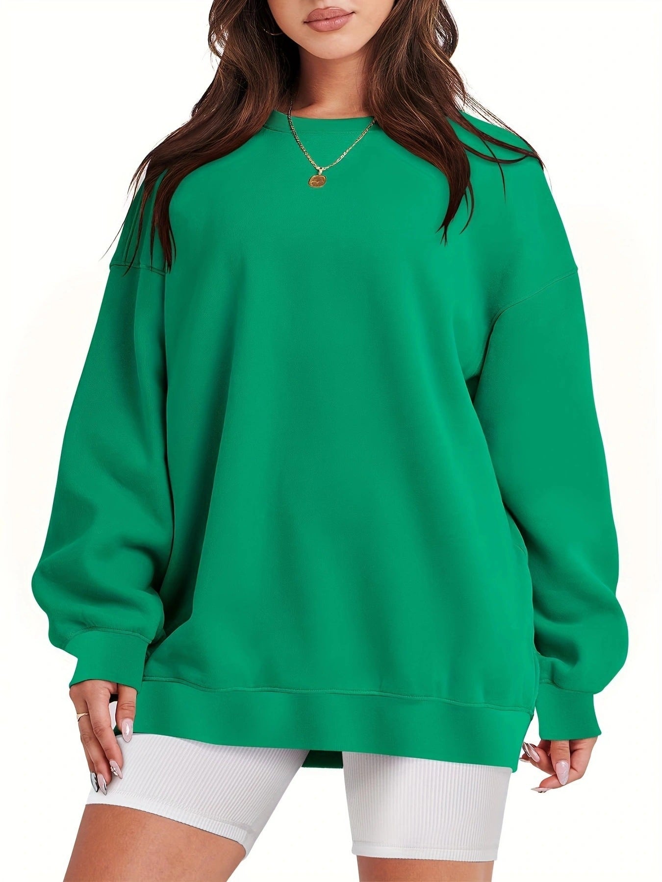 Lockerer Sweatshirt-Pullover für Damen