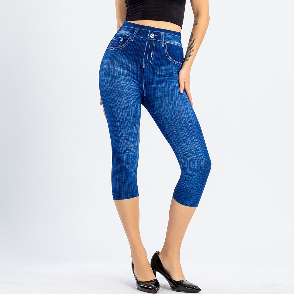 Jeans mit Stretch-Boden, schmaler Passform