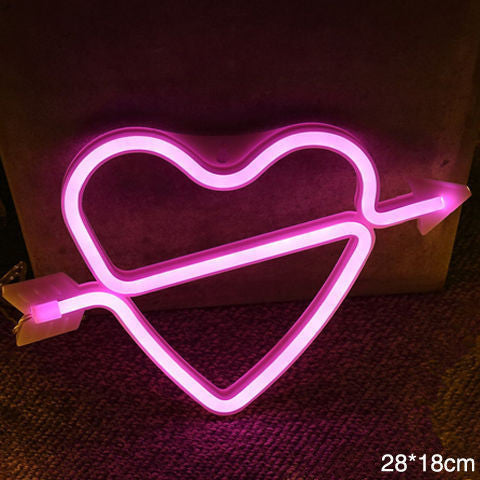 LED Neonschild Nachtlicht Flamingo Dekoration