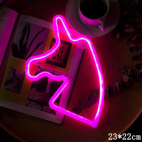 LED Neonschild Nachtlicht Flamingo Dekoration