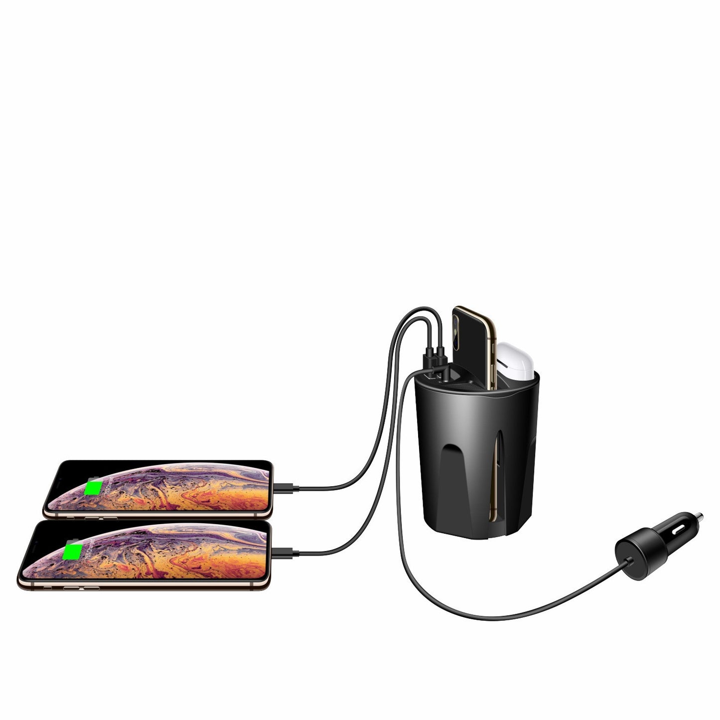 4-in-1-Wireless-Ladegerät 4-in-1-Wireless-Ladegerät für Auto