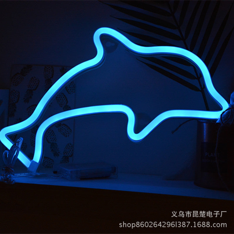 LED-Neonlichter, Schlafzimmer-Raumdekoration USB-Akku