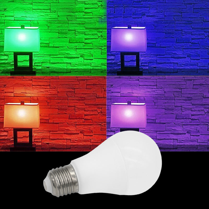 Farbwechselnde Glühbirne, 16-farbiges LED-Live-Licht, bunte Fernbedienung, RGB-Farbe