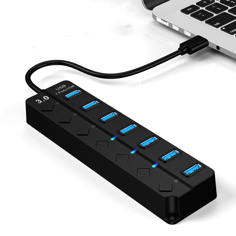 7-Port-Hochgeschwindigkeits-USB3.0-Hub