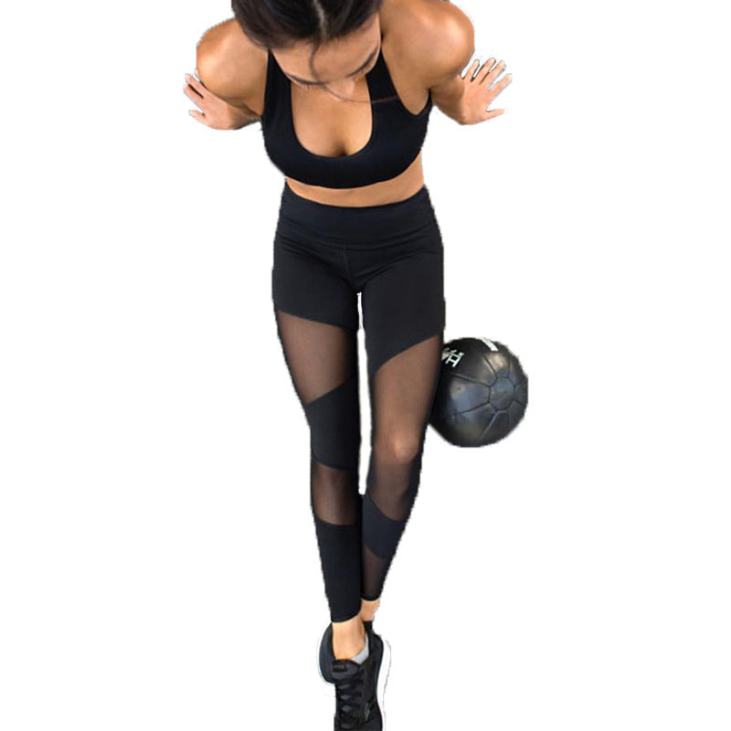 Neue Mode Gespleißt Sport-leggings