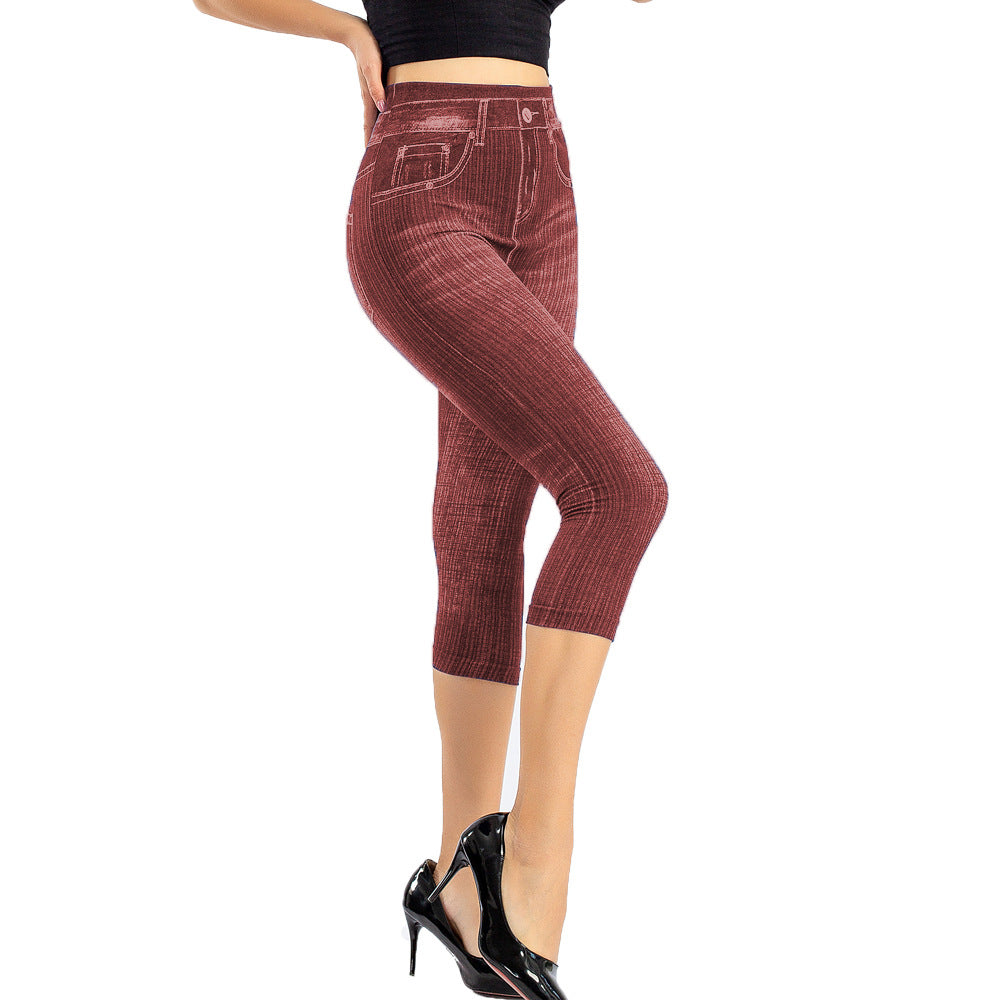 Jeans mit Stretch-Boden, schmaler Passform