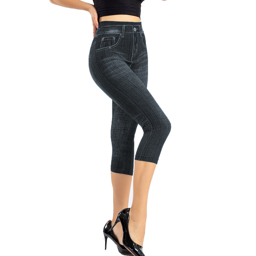 Jeans mit Stretch-Boden, schmaler Passform