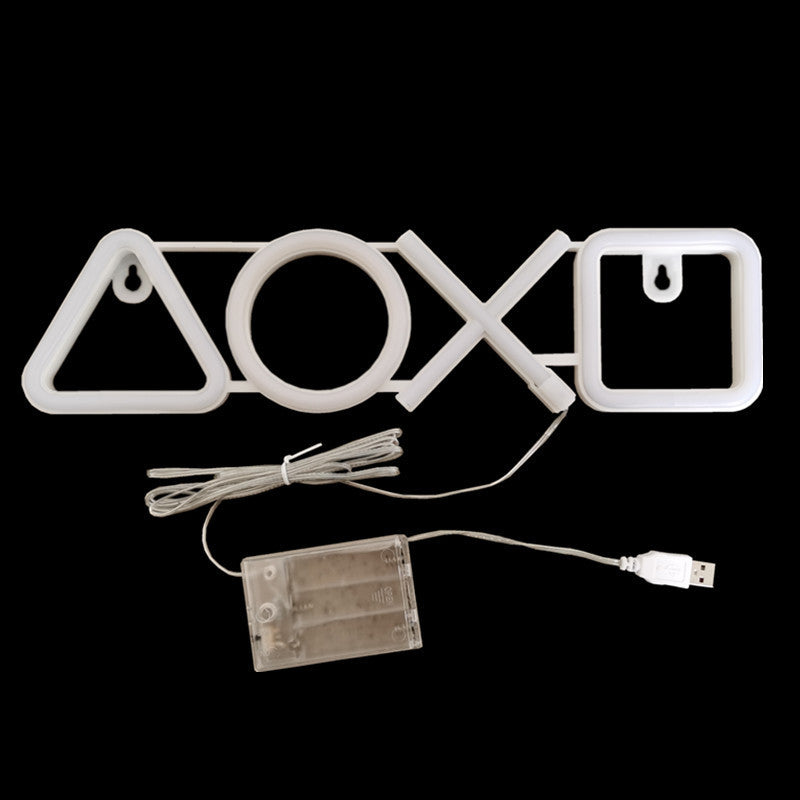 LED-Spielautomaten-Symbol, Neonlicht, Modellierlicht, Farblicht