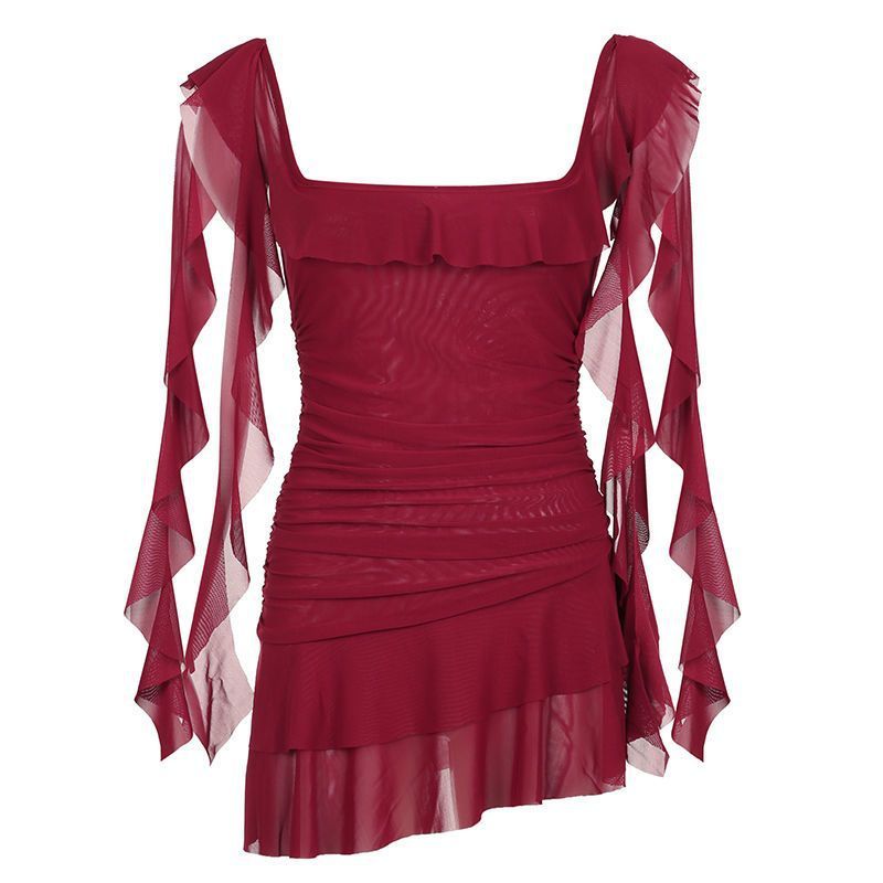 Kleid mit Spaghettiträgern im Urlaub-style