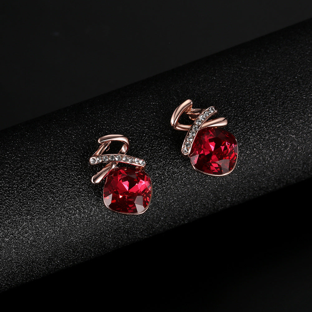 Schmuckset Braut Halskette Ohrringe Modeschmuck Set