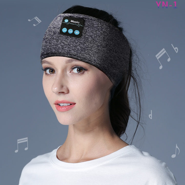 Drahtloses Bluetooth V5.0-Sport-Stirnband mit Musikanruf-Stereo-Shading-Schlaf-Stirnband