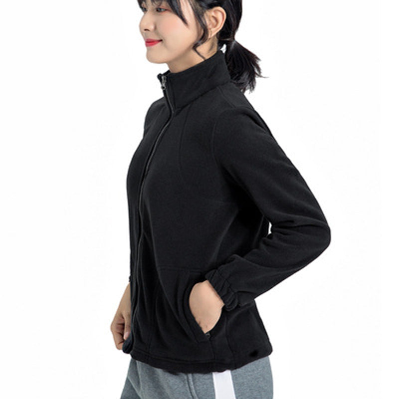 Damen Outdoor Polar Fleece Jacke