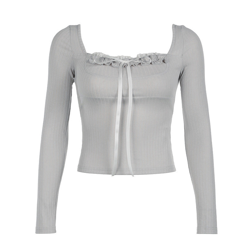 Sommer Dünner Slim-Fit Pullover