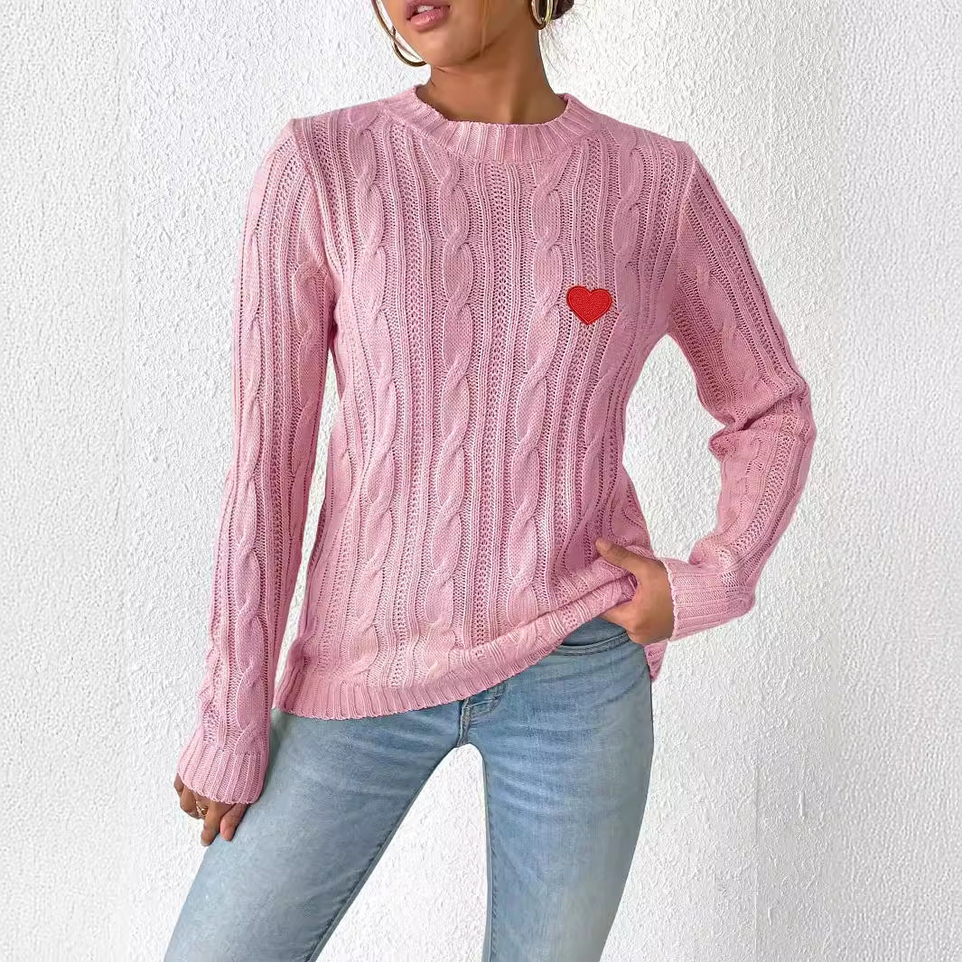 Love Stickers Herbst- und Winter-Pullover