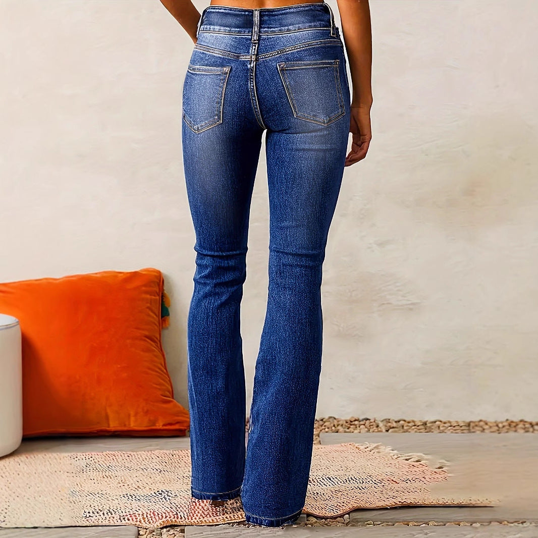 Street Skinny Retro Stretch Jeans Damen