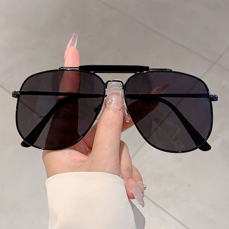 Große Rahmen All-match UV-beständige Sonnenbrille