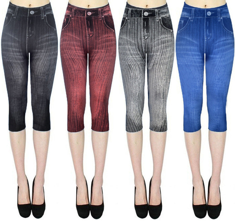 Jeans mit Stretch-Boden, schmaler Passform