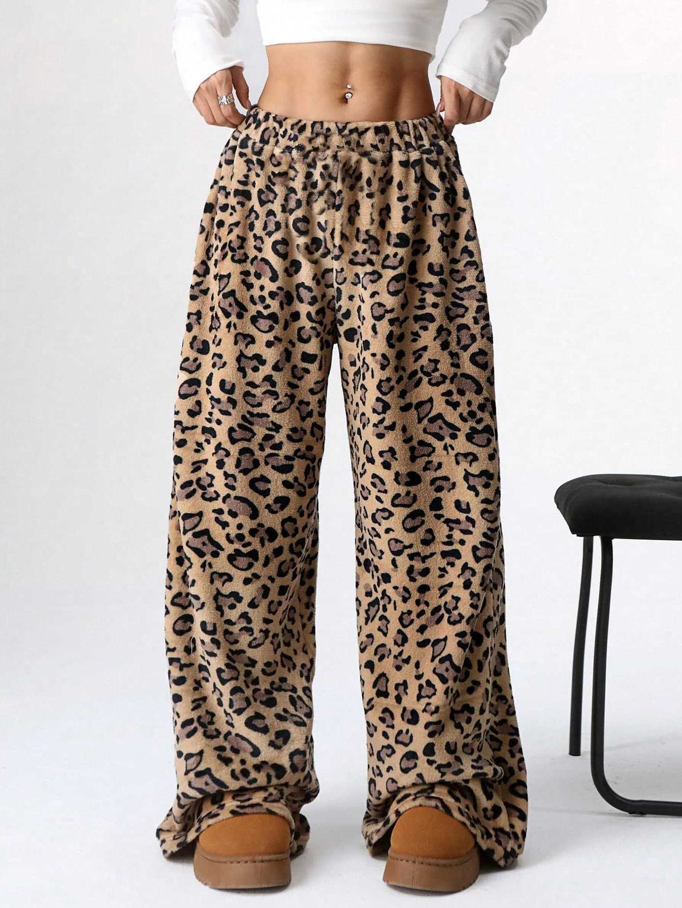 Leopardenmuster Pyjama