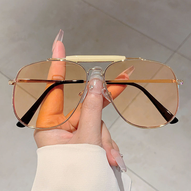 Große Rahmen All-match UV-beständige Sonnenbrille