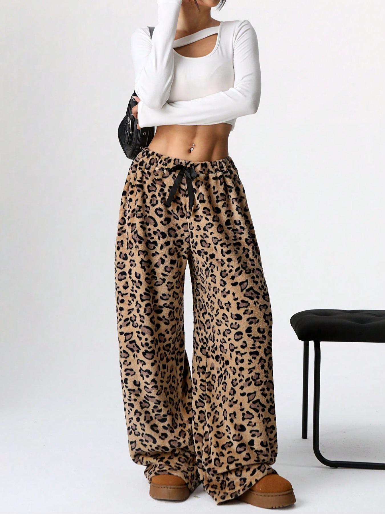 Leopardenmuster Pyjama