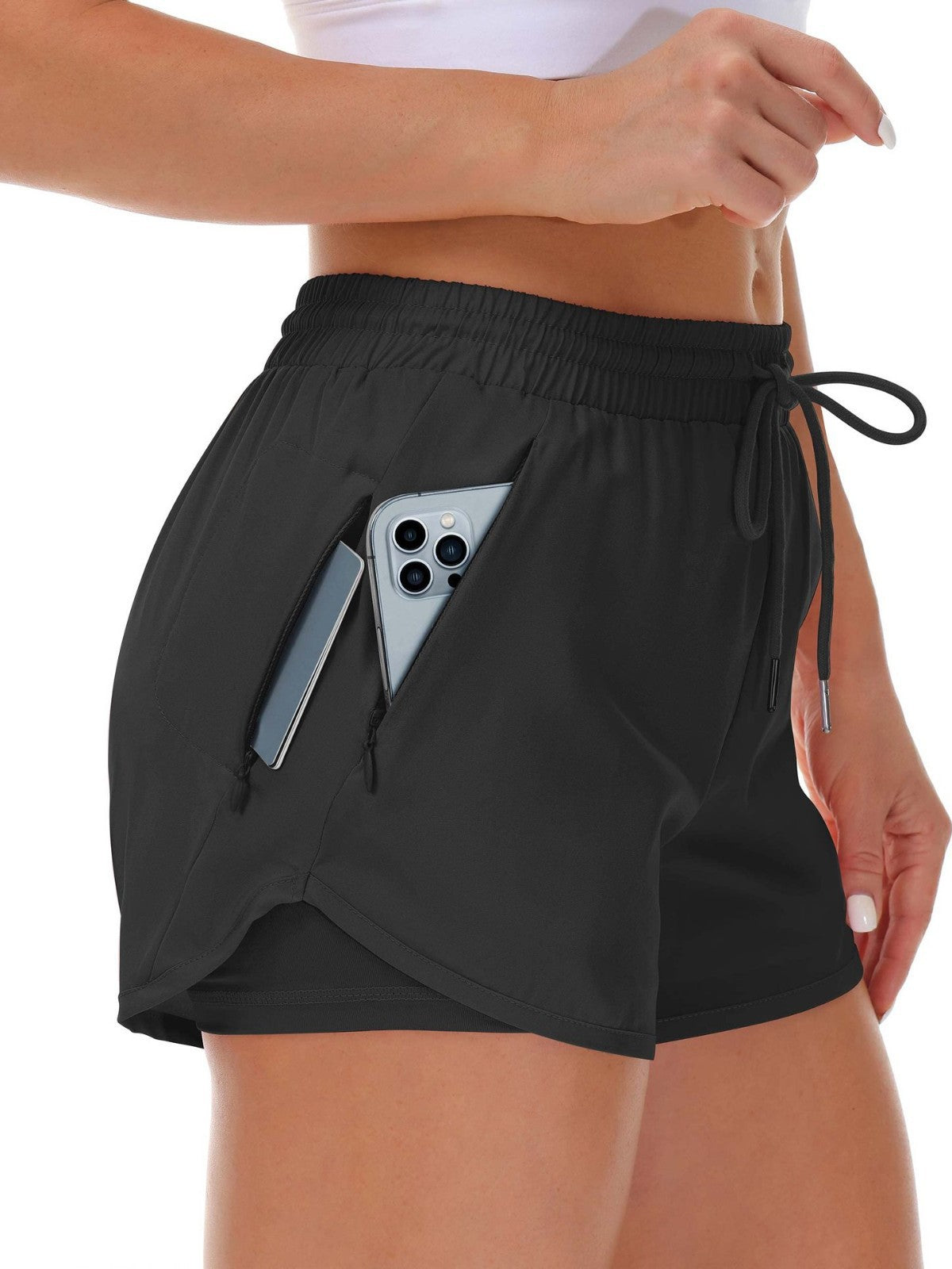Damen-Sportshorts zum Laufen