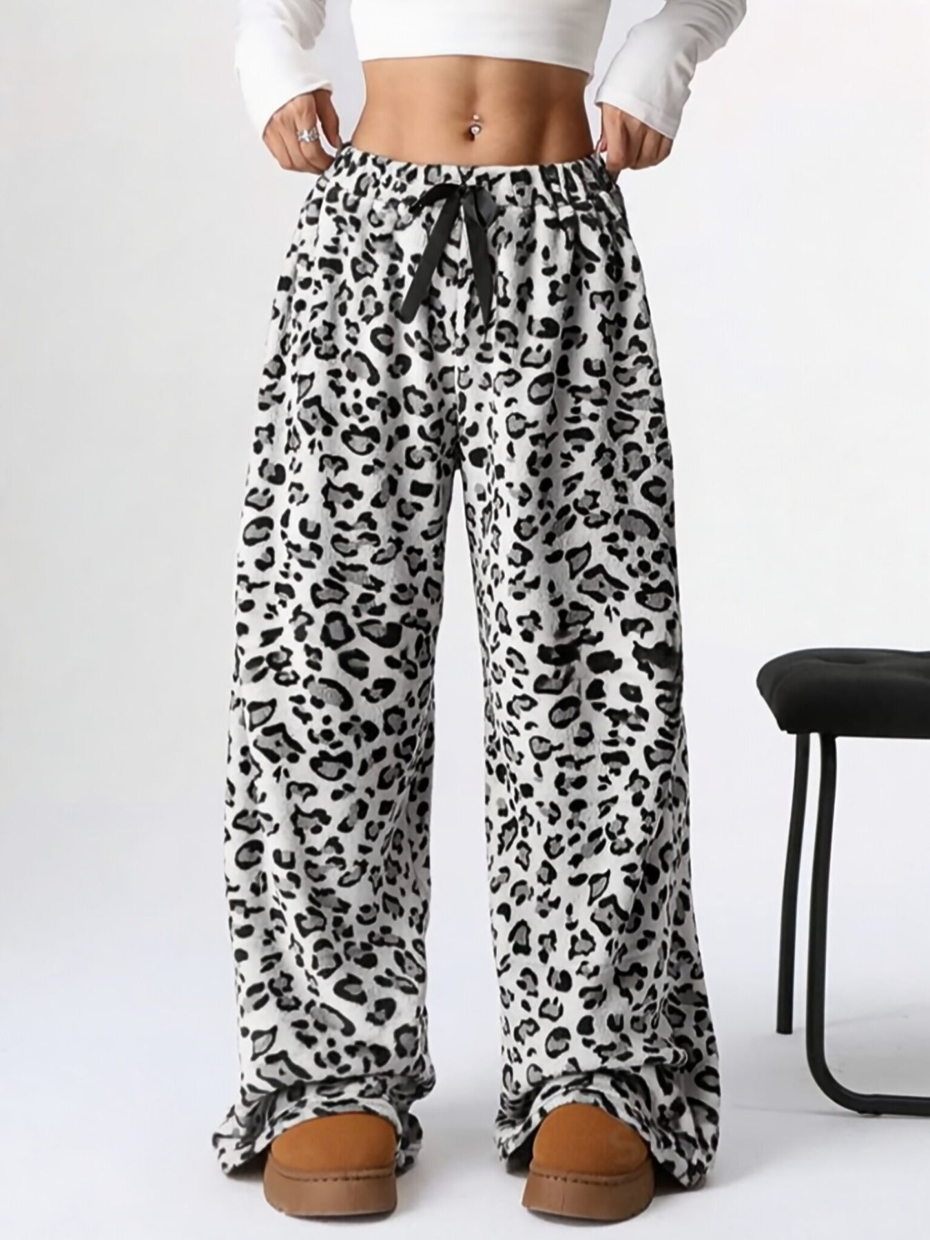 Leopardenmuster Pyjama