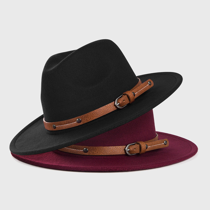Jazz-Cowboyhut mit großer Krempe