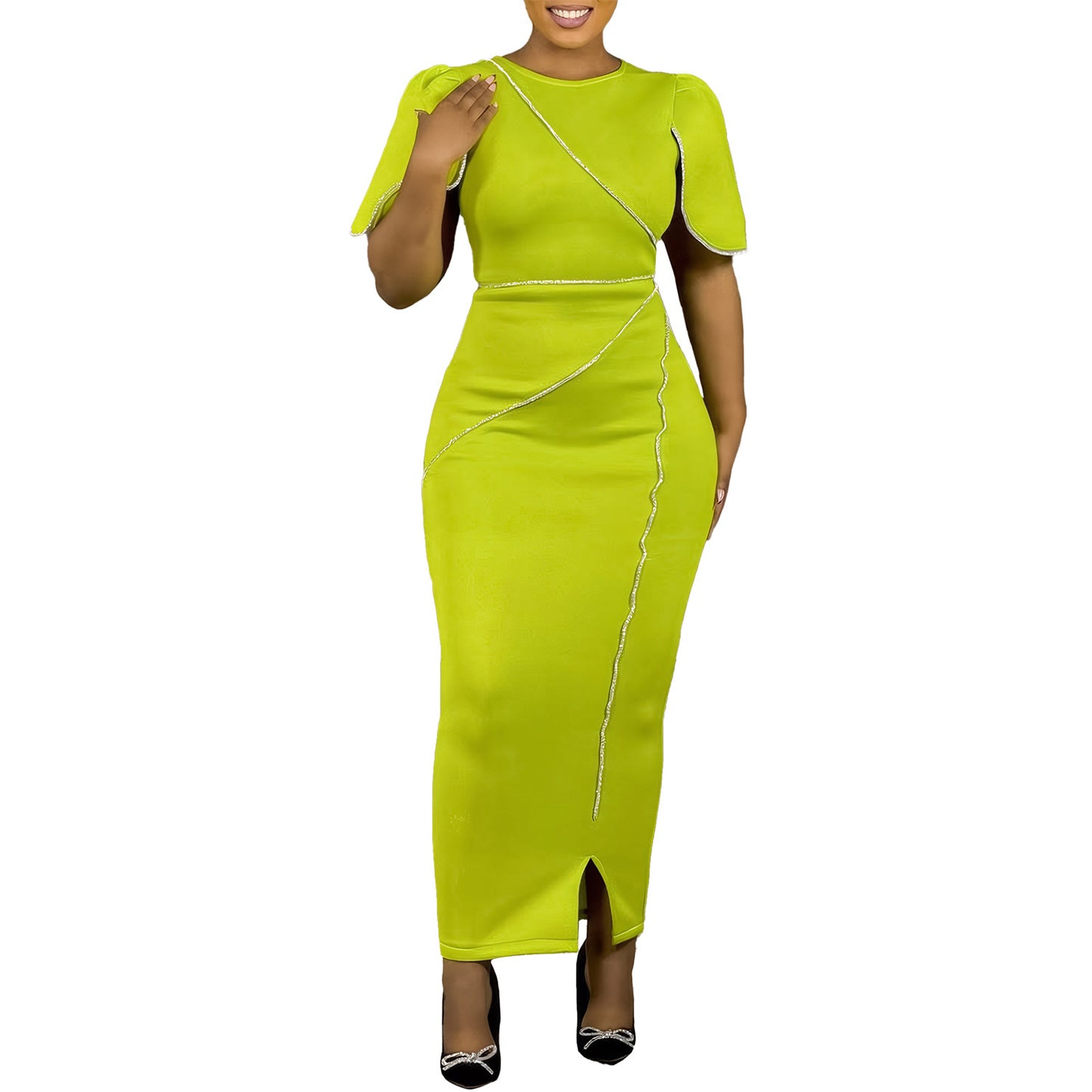 Elegantes formelles langes Kleid Afrika-style