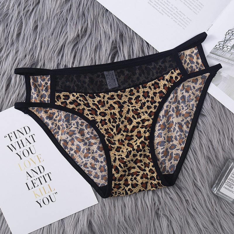 Damen-Slips mit Leopardenmuster