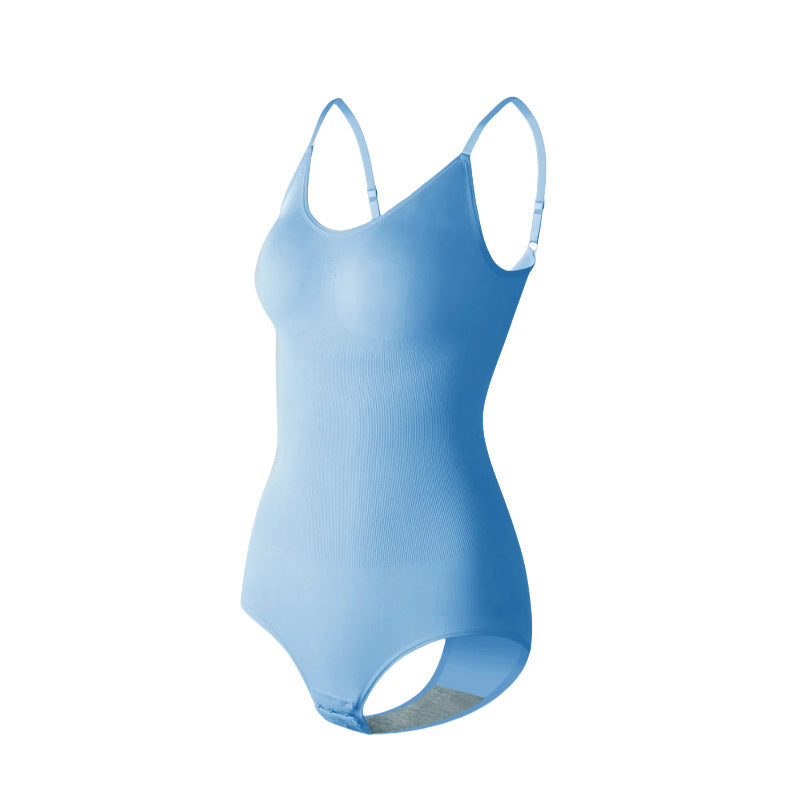 Nahtloser körperformender Jumpsuit