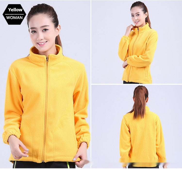 Damen Outdoor Polar Fleece Jacke