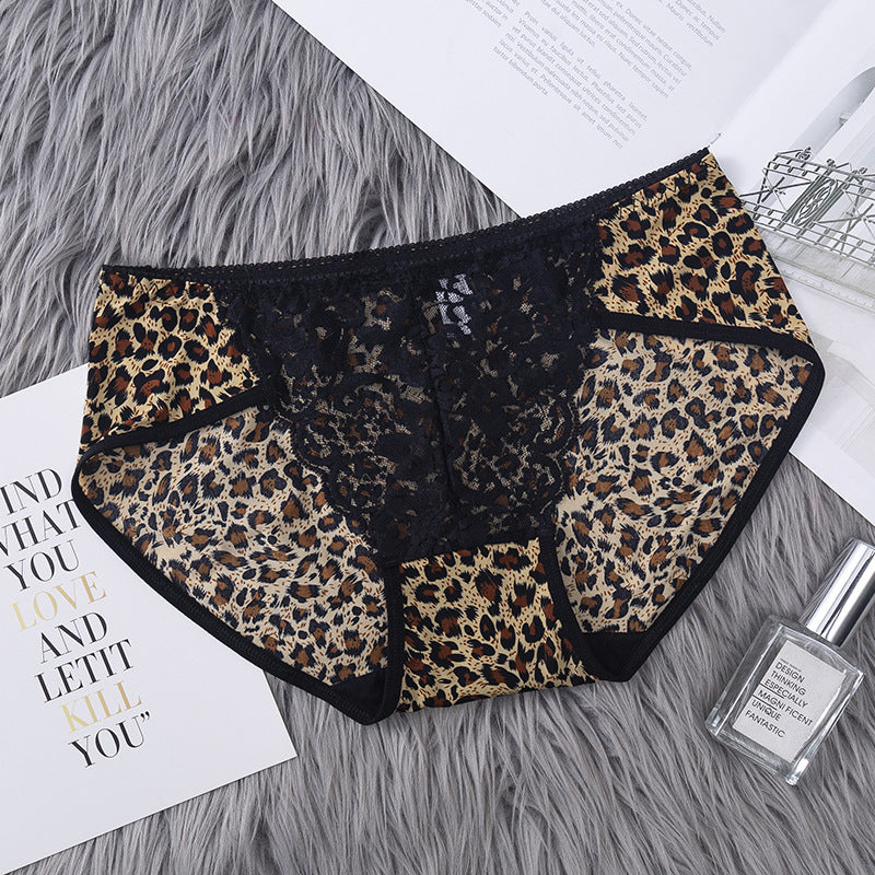 Damen-Slips mit Leopardenmuster