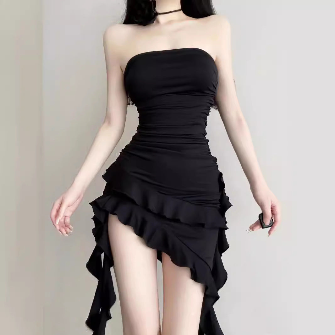 Armloses Moderne  A-Linien Damenkleid