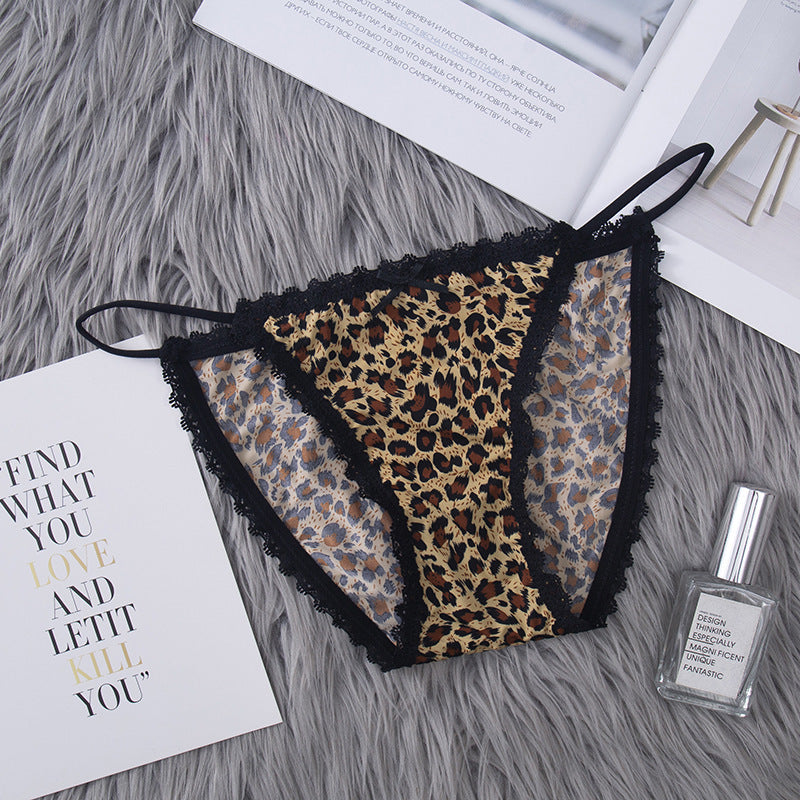 Damen-Slips mit Leopardenmuster