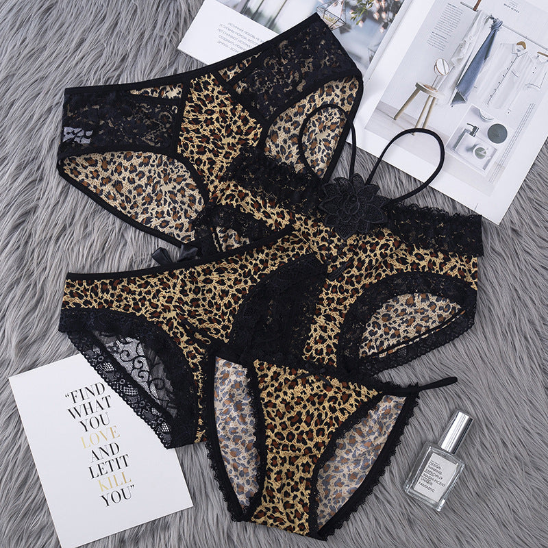 Damen-Slips mit Leopardenmuster