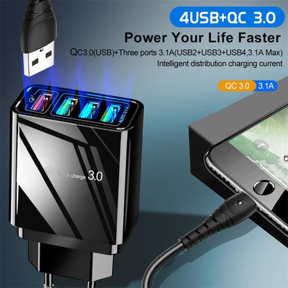 Beleuchteter 4USB-Ladekopf