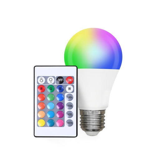 Farbwechselnde Glühbirne, 16-farbiges LED-Live-Licht, bunte Fernbedienung, RGB-Farbe