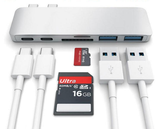 Apple USB Typ C Hub auf TF SD Kartenleser Hub 3.0 Adapter mit PD Power USB C Hub Dock