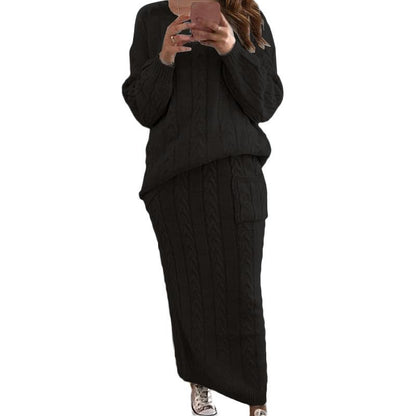 Mode Twist Stoff Pullover Anzug Damen