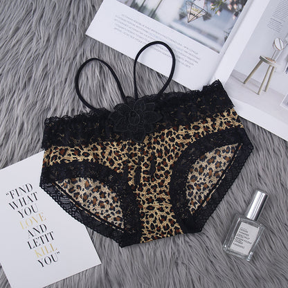 Damen-Slips mit Leopardenmuster