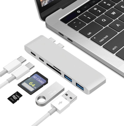 Apple USB Typ C Hub auf TF SD Kartenleser Hub 3.0 Adapter mit PD Power USB C Hub Dock