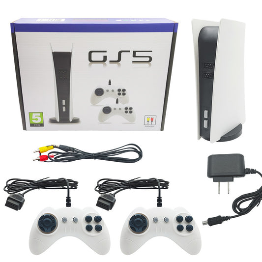 Nostalgischer Retro-P5-Mini-Fernseher, GS5-Familienspielkonsole mit Kabel, 620 Spiele