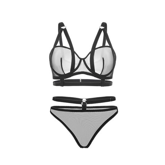 Damen Dessous Rot-Weiß-Schwarz
