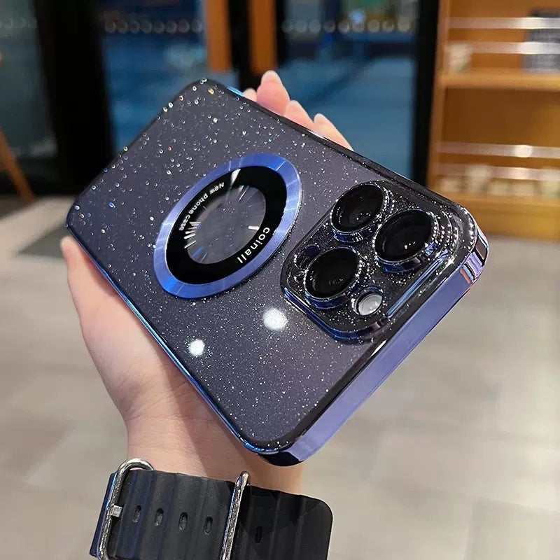 glitzernde magnetische Telefonhülle