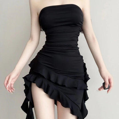 Armloses Moderne  A-Linien Damenkleid