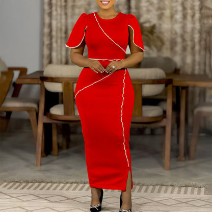 Elegantes formelles langes Kleid Afrika-style