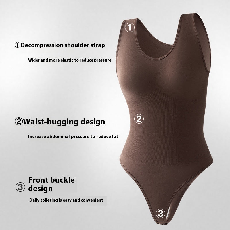 Damens Bodies Schwarz, Hautfarbe, Braun