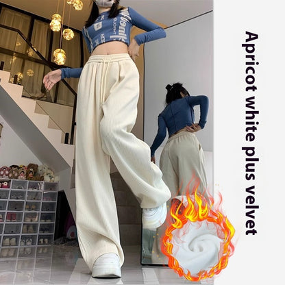 Damen-Idle-Style-Lässige, All-Match-Baggy-Hose