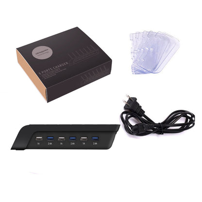 USB-Ladestation für Mobiltelefone mit sechs Anschlüssen