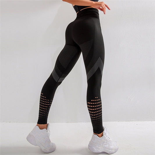 Leggings mit hohem Taillenmuster